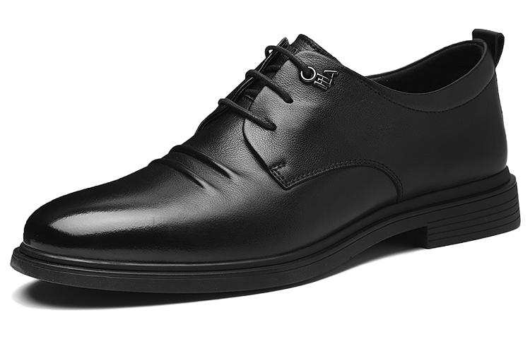 HLA Dress Shoes Men's Low Top Black