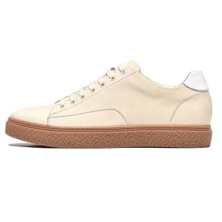 1M8 Low top Skateboard Shoes Men's Beige Yellow