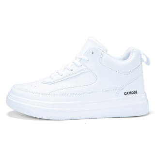 CAMOSI Synthetic Leather Coverage Thermal Slip Resistant Coverage Thermal Slip Resistant Mid top Skateboard Shoes Men's