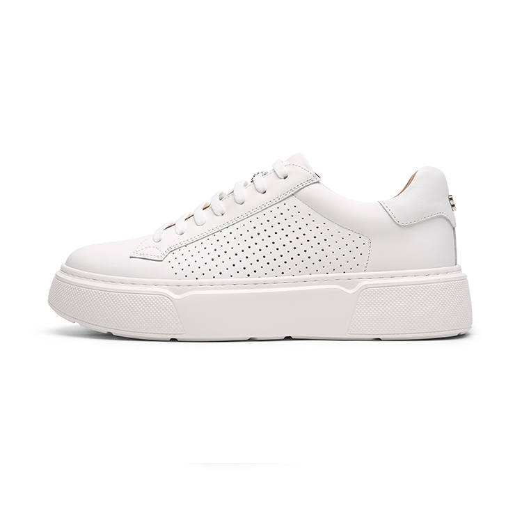 GOLDLION Lightweight And Breathable Skateboard Shoes Men's White