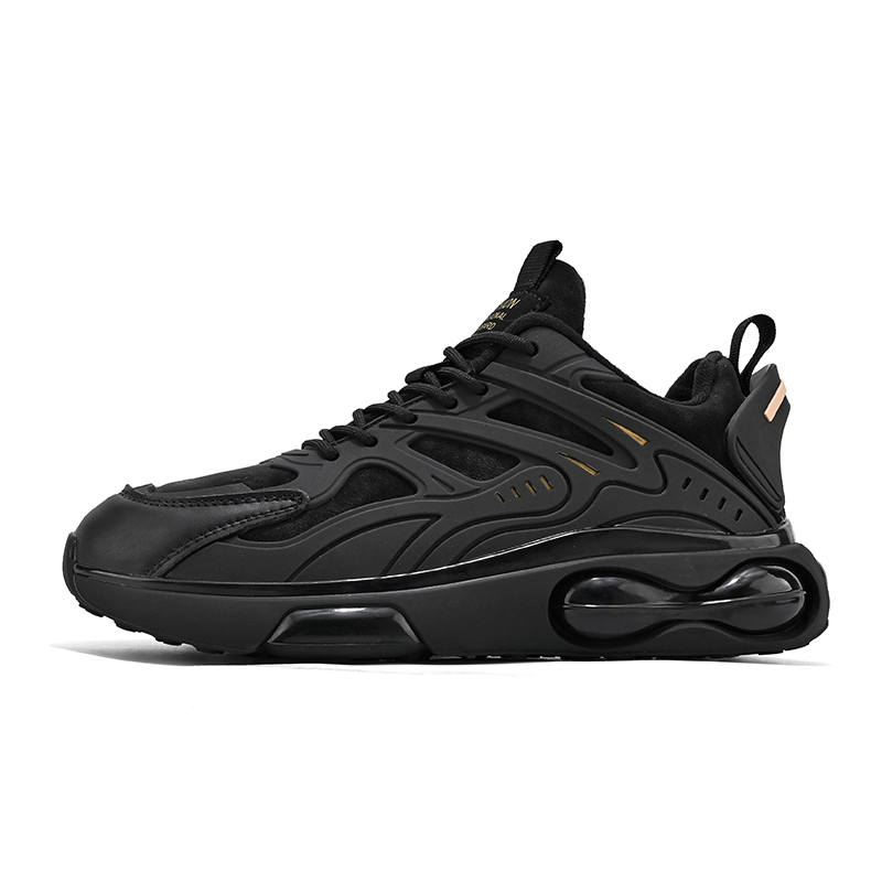 GONGNIUMEILI Artificial Leather Low top Casual Shoes Men's Black