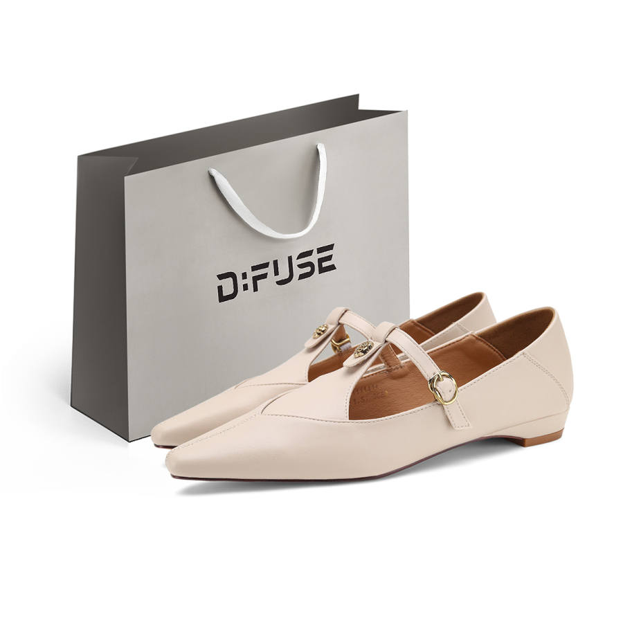D:FUSE SCANDINAVIA D FUSE SCANDINAVIA Cow Split Leather Mary Jane Shoes Women's