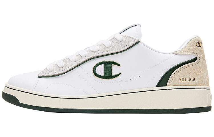 Champion Low top Skateboard Shoes Women's White Green