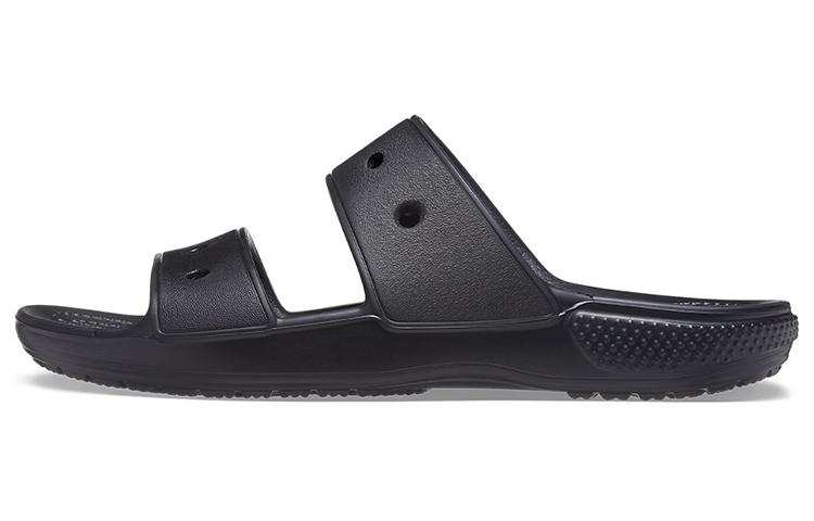 Crocs Crocs EVA Leather Patchwork Shoe Unisex Black