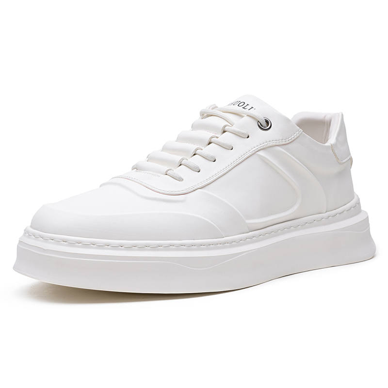 JUMP&FISH Cow Split Leather Cushioning Low top Skateboard Shoes Men's