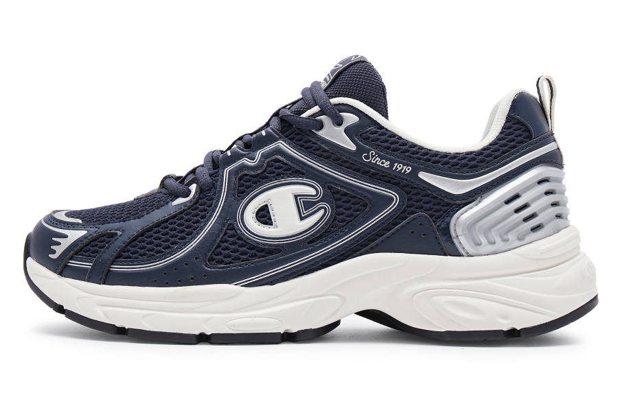 Champion Breathable Abrasion Resistant Low top Running Shoes Men's Blue