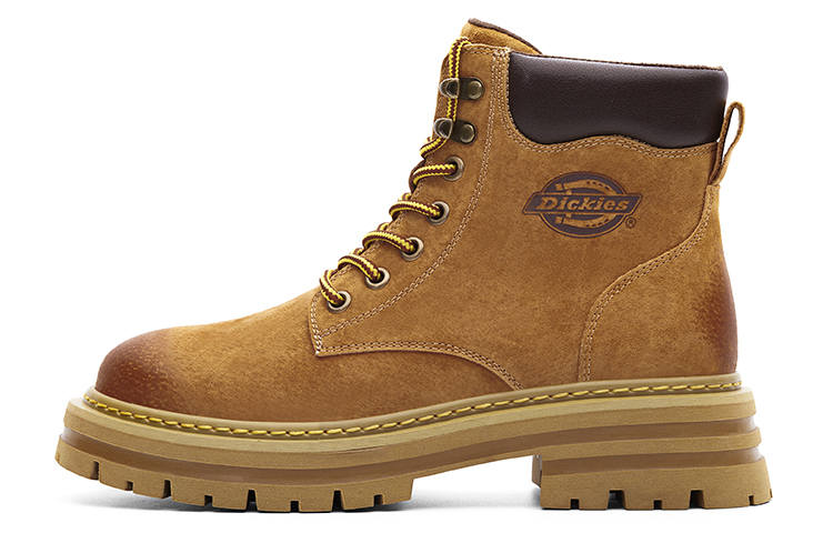 Dickies Thermal Abrasion Resistant Slip Resistant British Style, Fleece Lined Outdoor Boots Men's Earth Yellow