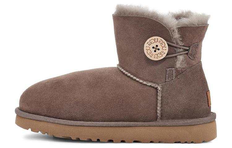 UGG UGG Bailey Button II Short Snow Boots Women's Earth Umber