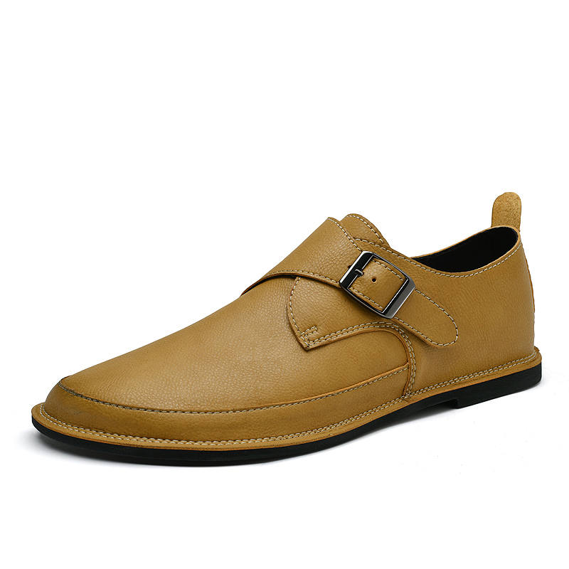 GONGNIULEITING Cow Split Leather Casual Shoes Men's