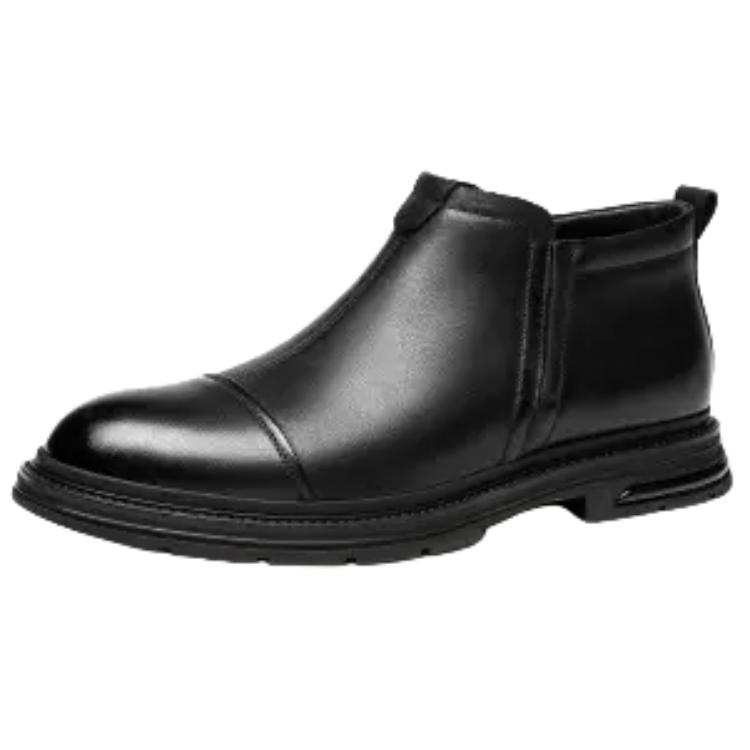 CHINT CHINT Cow Leather Chelsea Boots Men's Black