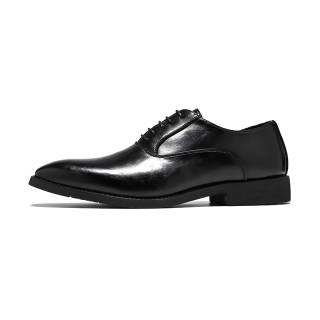 LUOMENG Dress Shoes Men's Low Top Black