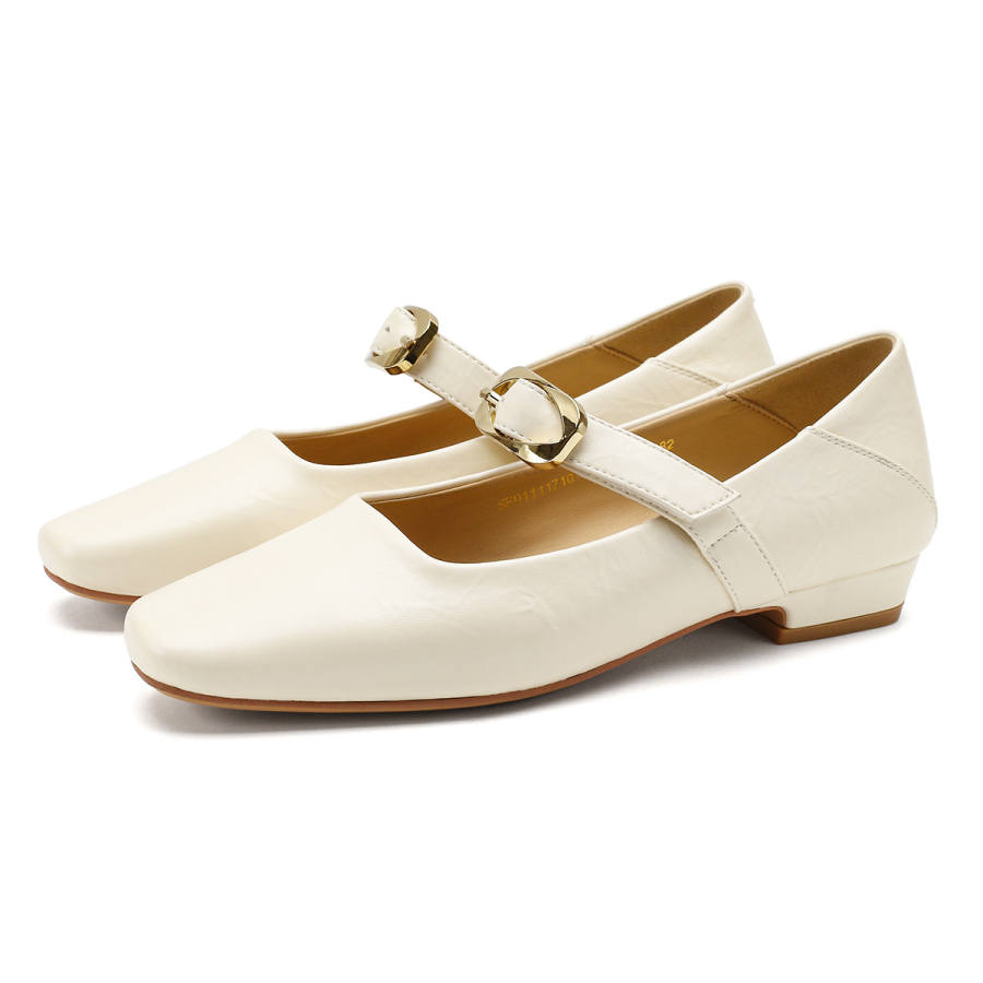 SAFIYA Mary Jane Shoes Women's Beige/Silver/Black/Apricot