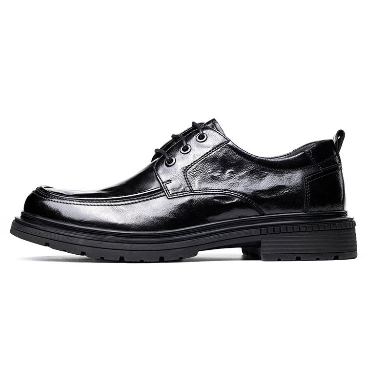 LAORENTOU Dress Shoes Men's Low Top Black/Brown