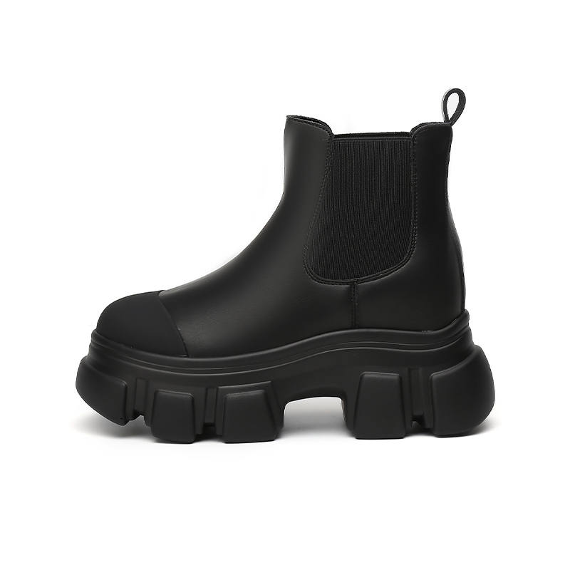 DAPHNE DAPHNE Pu Short Chelsea Boots 6CM Women's