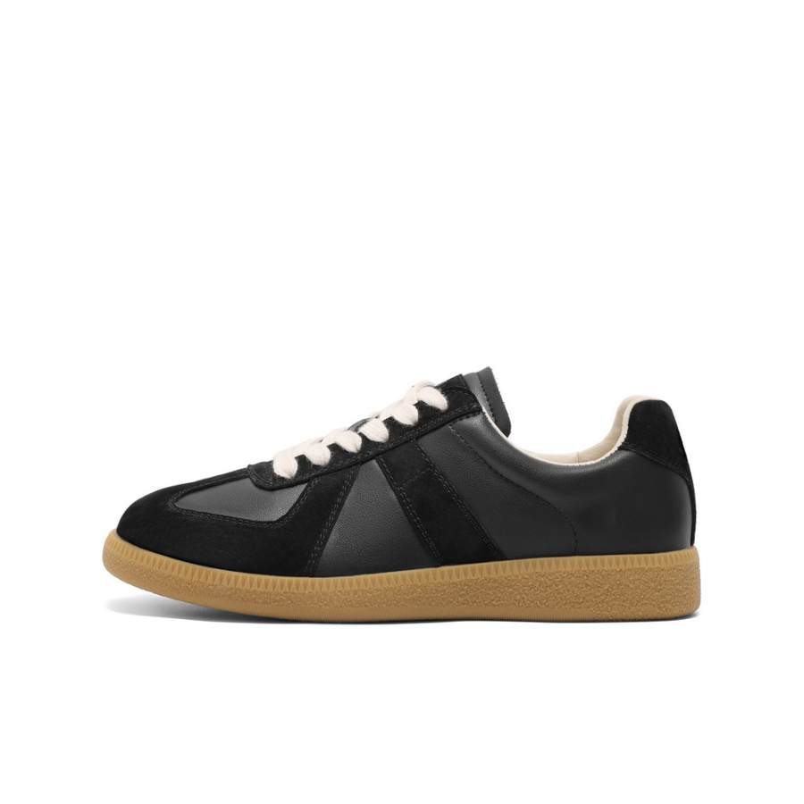 BELLE Cow Split Leather Abrasion Resistant Lightweight Slip Resistant Low top Skateboard Shoes Women's