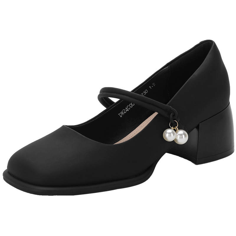 DUSTO Chunky Heel Mary Jane Shoes 5CM Women's