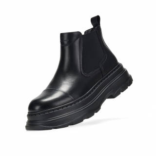 HALEBOSS Short Chelsea Boots Men's Black
