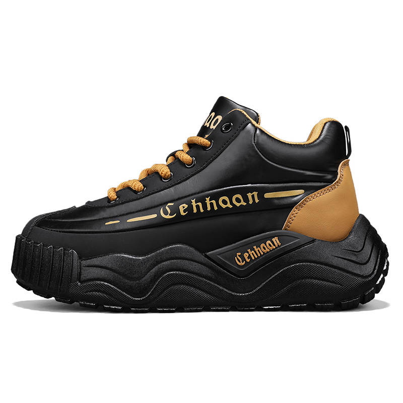 CAOZE Pu Slip Resistant Abrasion Resistant Slip Resistant Abrasion Resistant Mid top Casual Shoes Men's