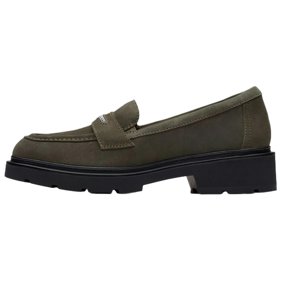 Clarks Lauryl Step Suede Loafers Women's