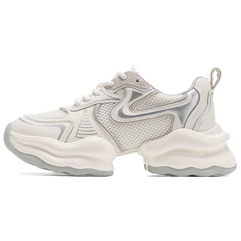 Rosa Bianca Top Grain Cow Leather Height Increasing Breathable Height Increasing Breathable Low top Chunky Sneakers