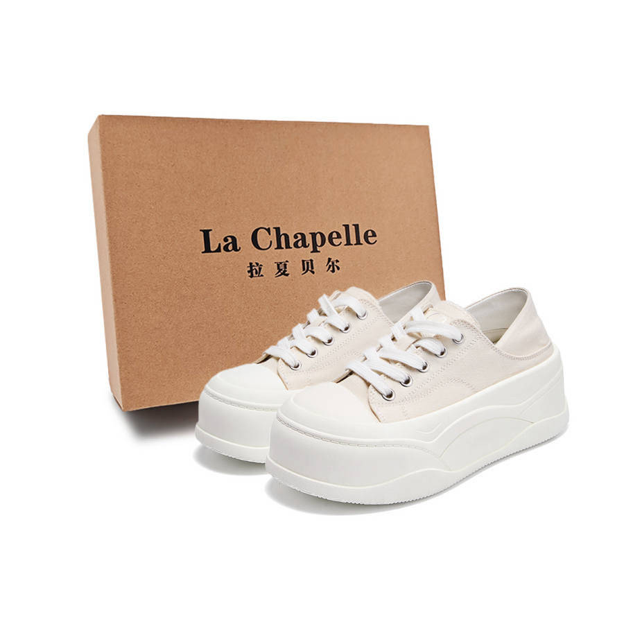 La Chapelle Coconut Milk Frost White Trendy Open Ended Shiro Shoes, Salt Minimalist, Refreshing Everyday Comfortable