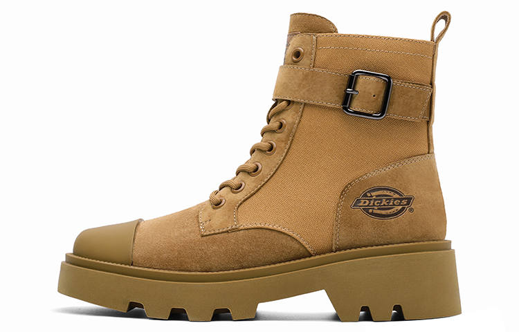 Dickies Dickies Split Pig Leather Crew Combat Boots Women's Earth Yellow