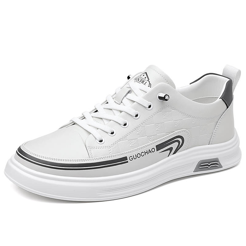POPULAR ROUSE PR Low top Skateboard Shoes Men's White