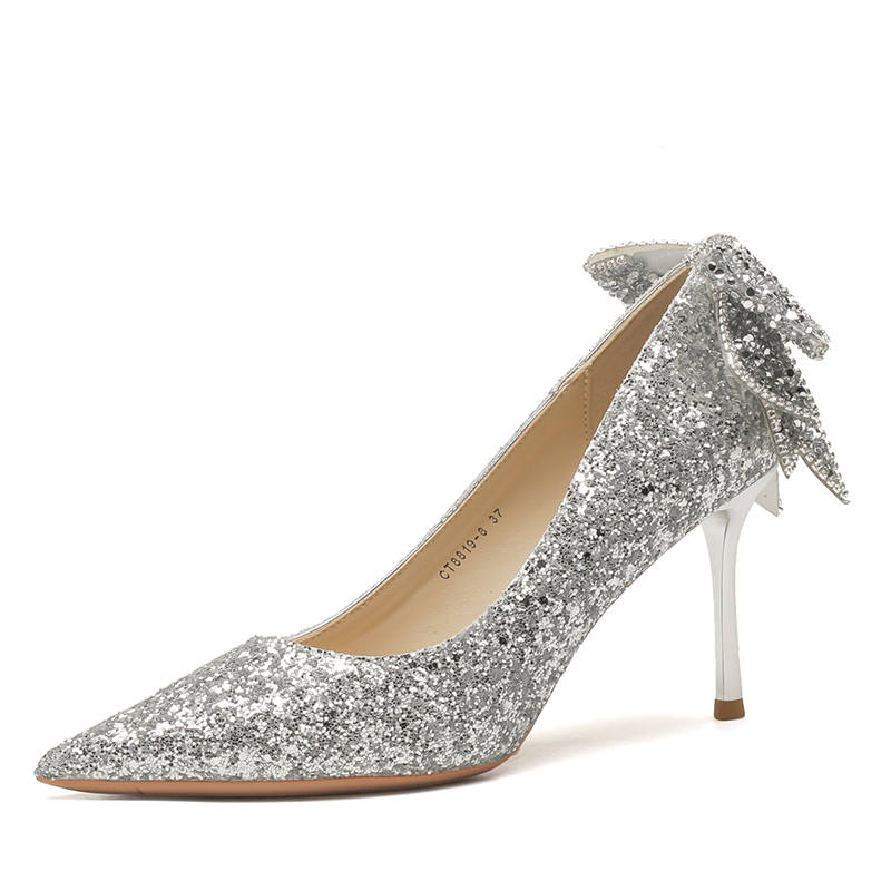 HKCP Slim Heel High Heels 8cm Women's