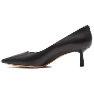 Le Saunda Sheepskin Slim Heel High Heels Women's