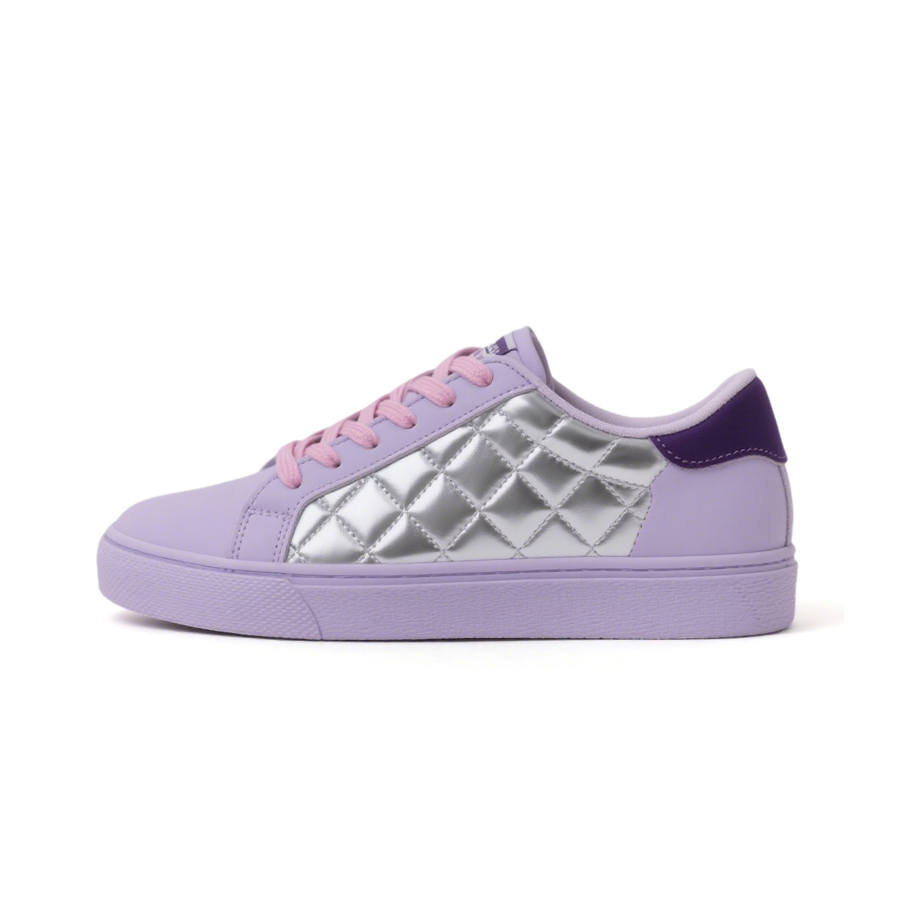 WENERMAN Microfiber Leather Low top Skateboard Shoes Women's Purple