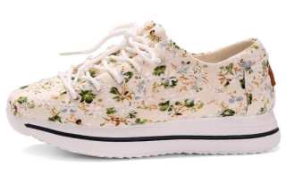 TT&MM Fabric Abrasion Resistant Lightweight Breathable Waterproof Slip Resistant Low top Casual Shoes Women's Ecru