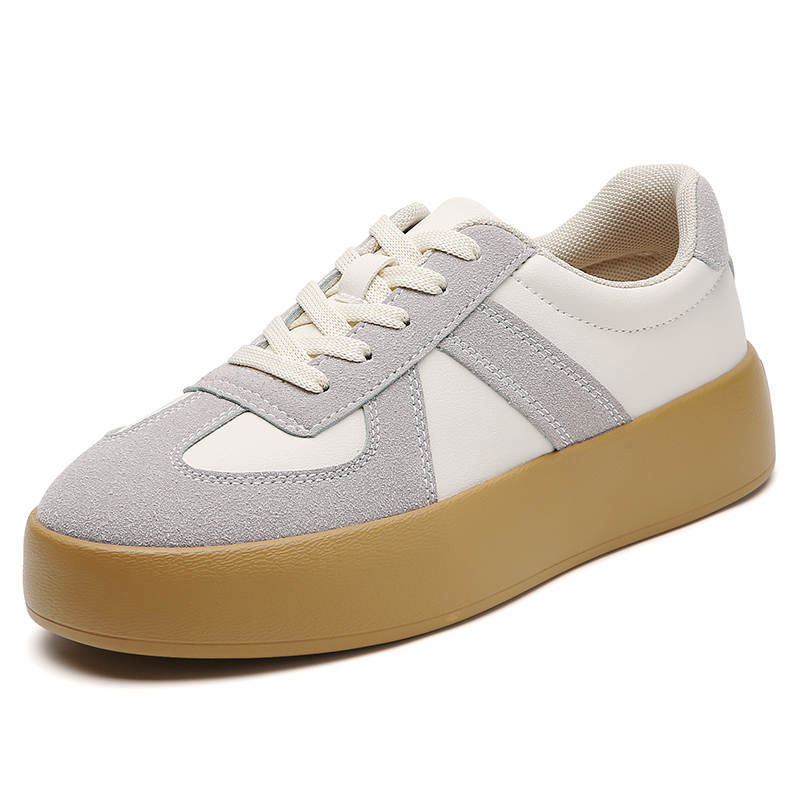 Reivantix Reivanti Microfiber Leather Low top Skateboard Shoes Women's Gray