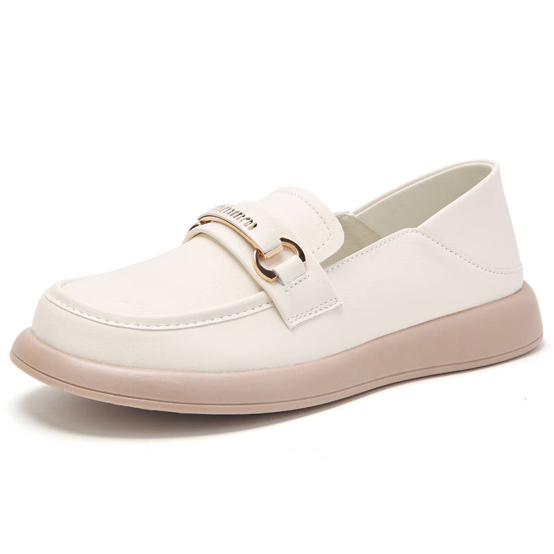 Reivantix Reivanti Microfiber Leather Loafers Women's Beige
