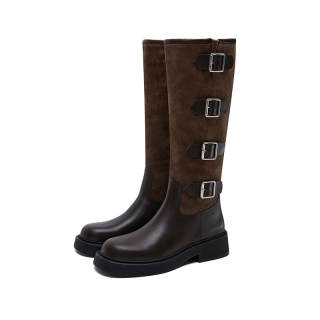 Marie Claire Cow Split Leather Knee high Boots Women's