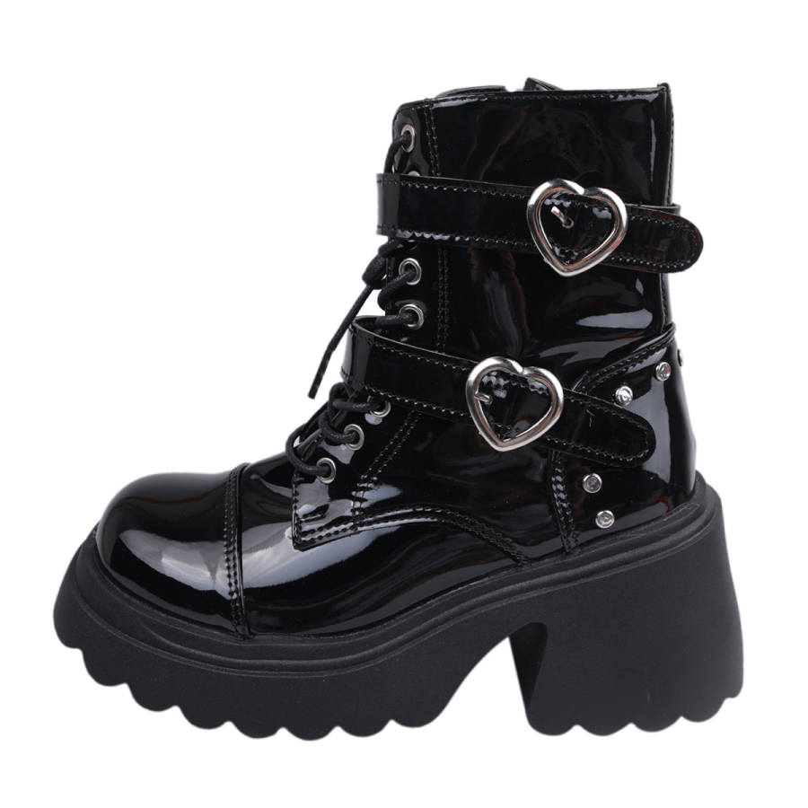 Boldi Kuki Pu Ankle Boots Women's Black Box