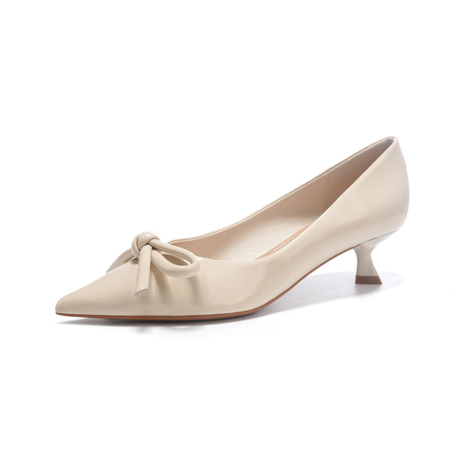 TATAYA Microfiber Leather Slim Heel High Heels Women's