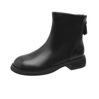 LUNNIFEIYA Ankle Boots Women's Ecru/Black