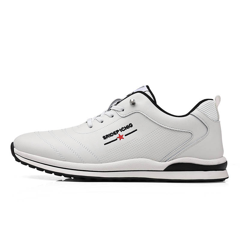 YILICHUANZHANG Cow Split Leather Mid top Casual Shoes Men's
