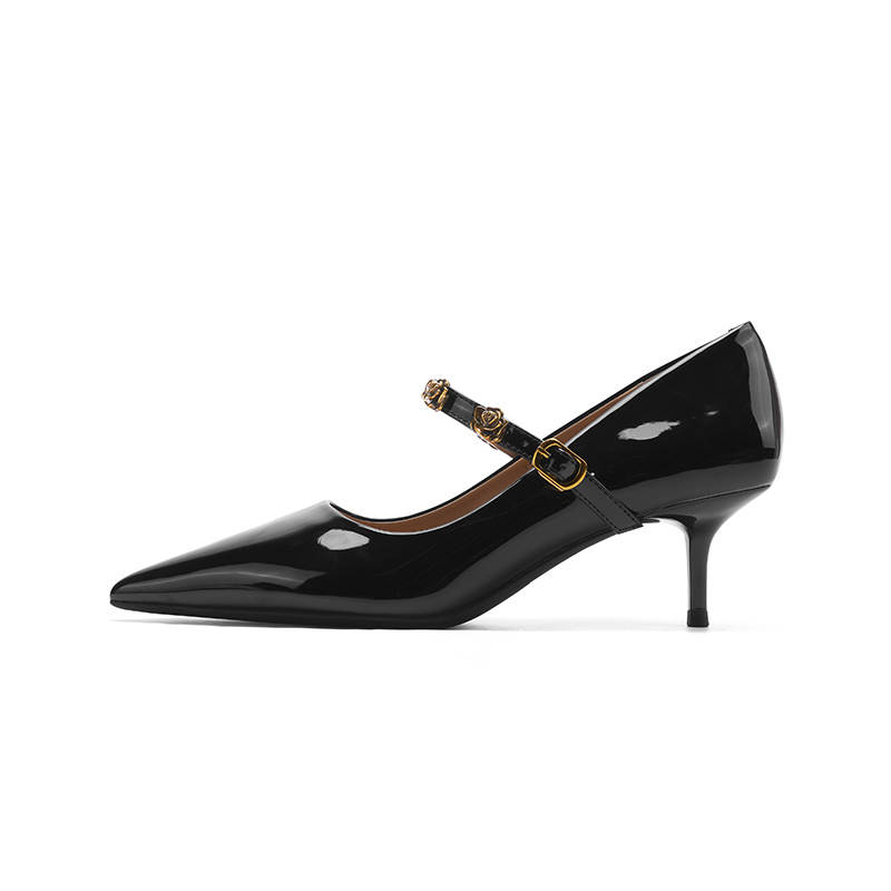 Zubumei Slim Heel High Heels 5CM Women's