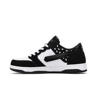 Vandytheburger Skateboard Shoes Unisex Low Top White, Black, Gray/Green, Yellow