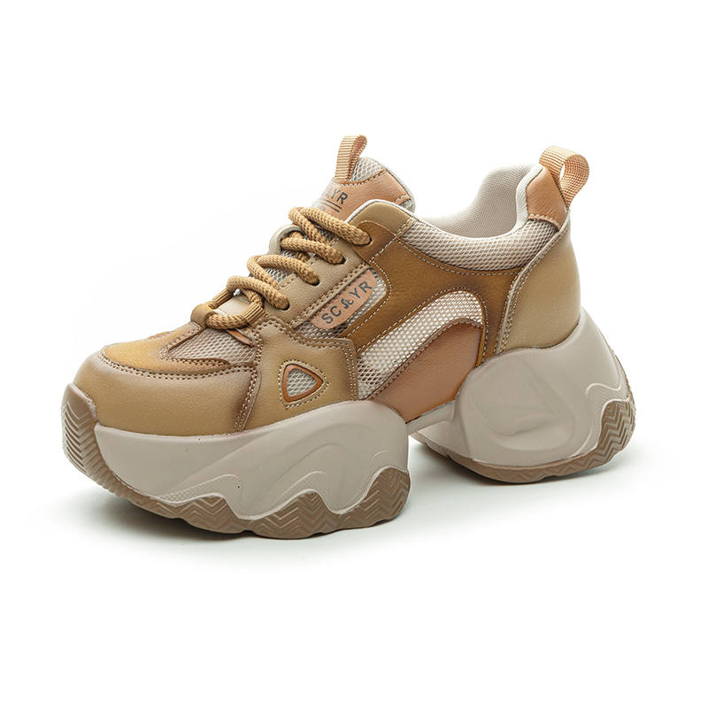WEIMEIZHIMI Height Increasing Height Increasing Low top Chunky Sneakers Women's