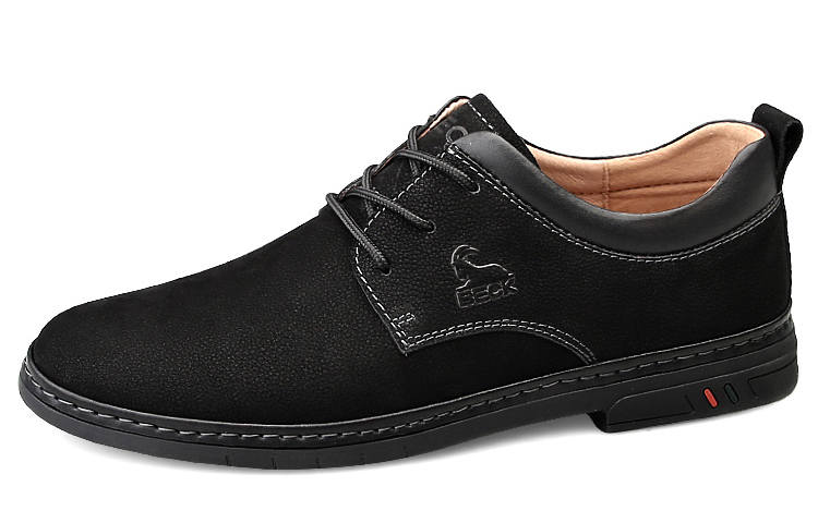 BECK Cow Leather Casual Leather Shoes Men's