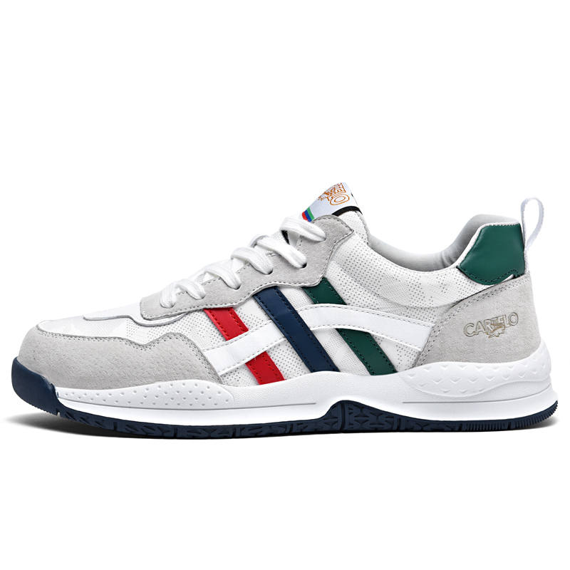 CARTELO Cushioning Slip Resistant Abrasion Resistant Lightweight Height Increasing Low top Casual Shoes Men's