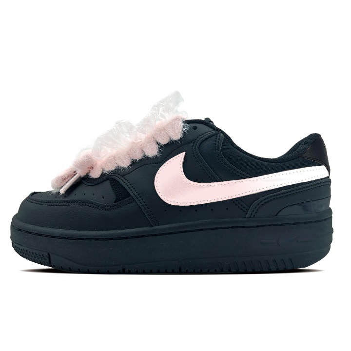 Nike Nike Gamma Force Pink Obsidian Synthetic Leather Abrasion Resistant Abrasion Resistant Low top Skateboard Shoes Unisex