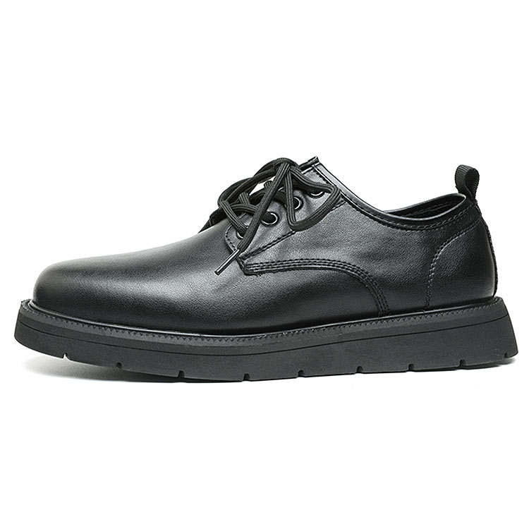KAQIAODI Microfiber Leather Casual Shoes Men's Black
