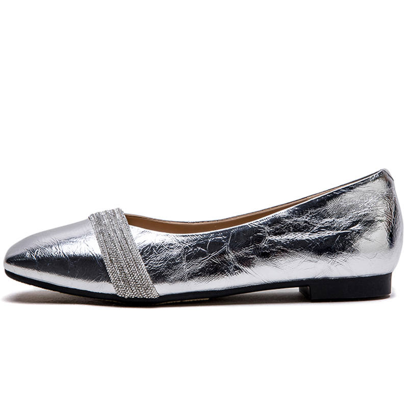 JIEZHOU Top Grain Cow Leather Women's Casual Shoes Women's