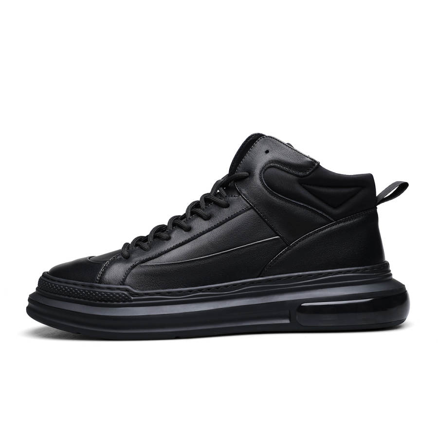 D:FUSE SCANDINAVIA D FUSE SCANDINAVIA Cow Leather Casual Shoes Men's Black