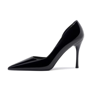 CHILI Pu Slim Heel High Heels Women's