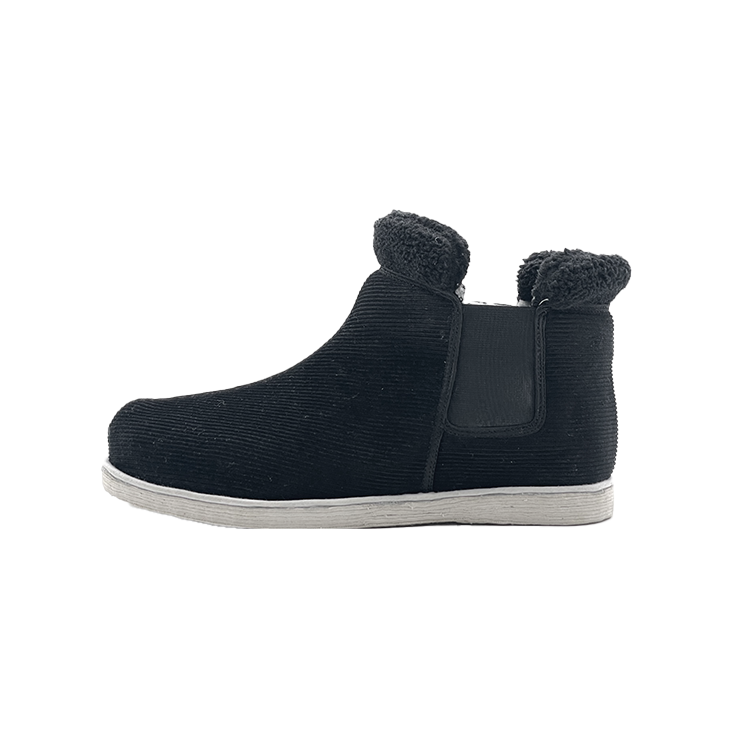 Neiliansheng Corduroy Short Chelsea Boots Men's Black