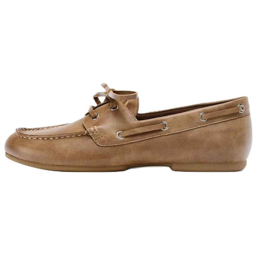 ZARA Boat Shoes Women's Brown